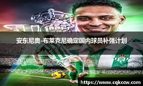 安东尼奥-布莱克尼确定国内球员补强计划