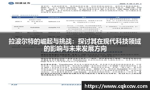 拉波尔特的崛起与挑战：探讨其在现代科技领域的影响与未来发展方向